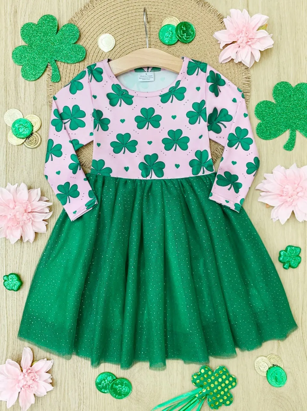 So Clover It Shimmer Tutu Dress