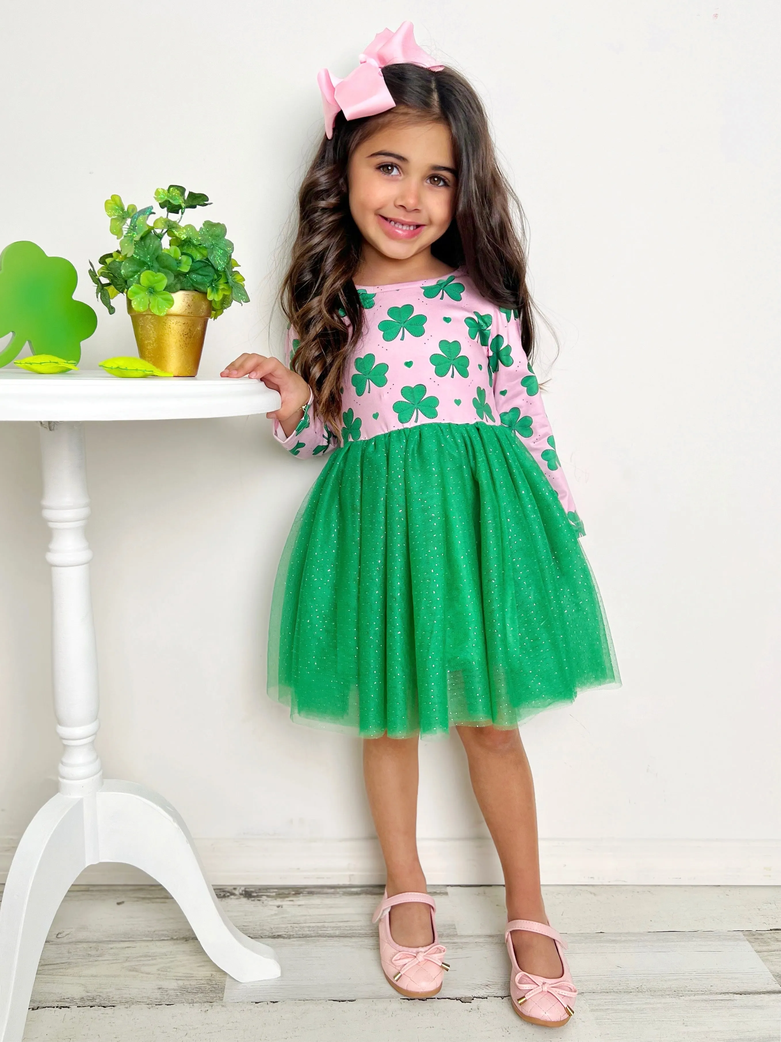 So Clover It Shimmer Tutu Dress