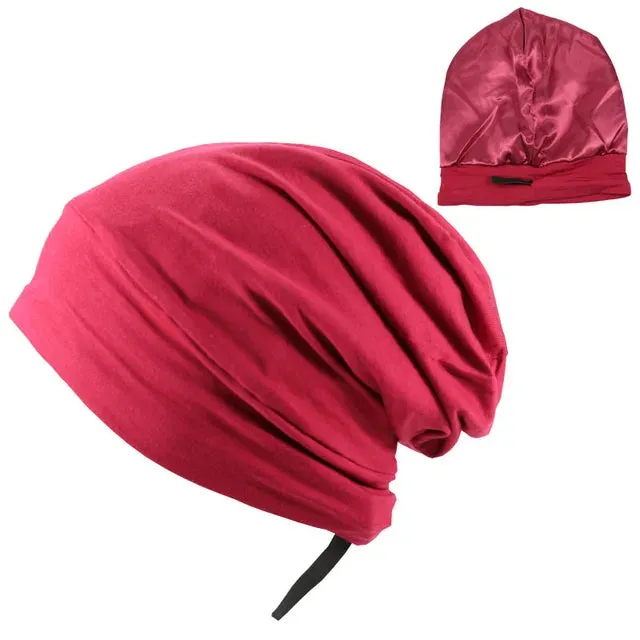 Soft Stretch Satin Bonnet