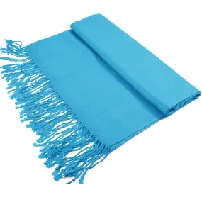 Solid Dark Turquoise Pashmina Scarves