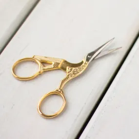 Stork Embroidery Scissors