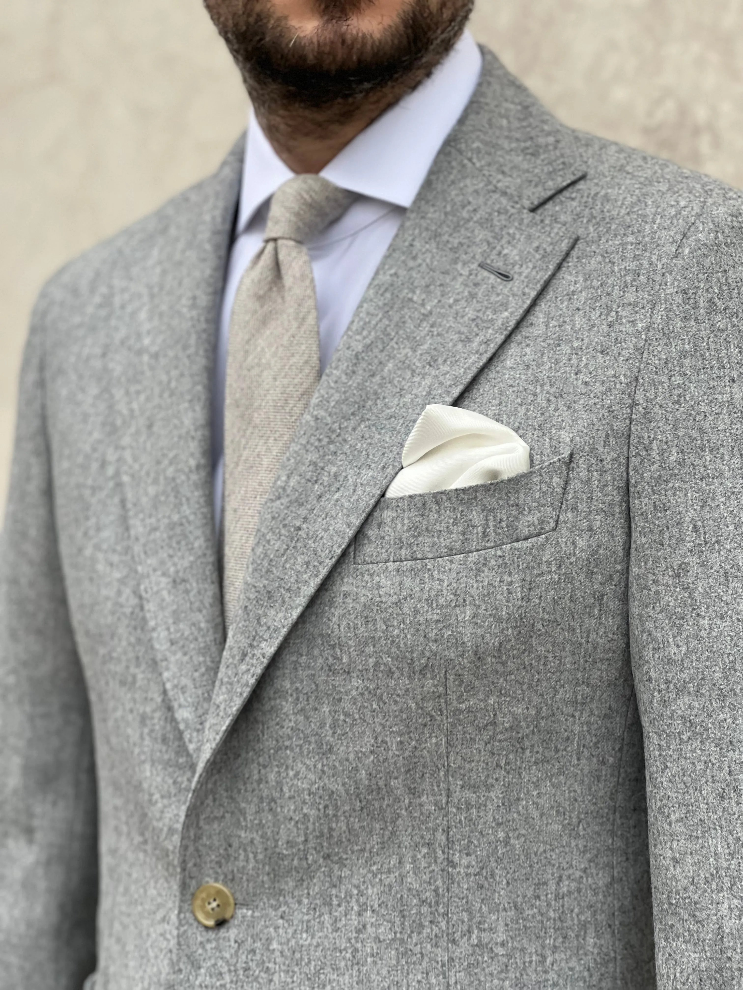 SUIT FLANNEL - LIGHT GREY