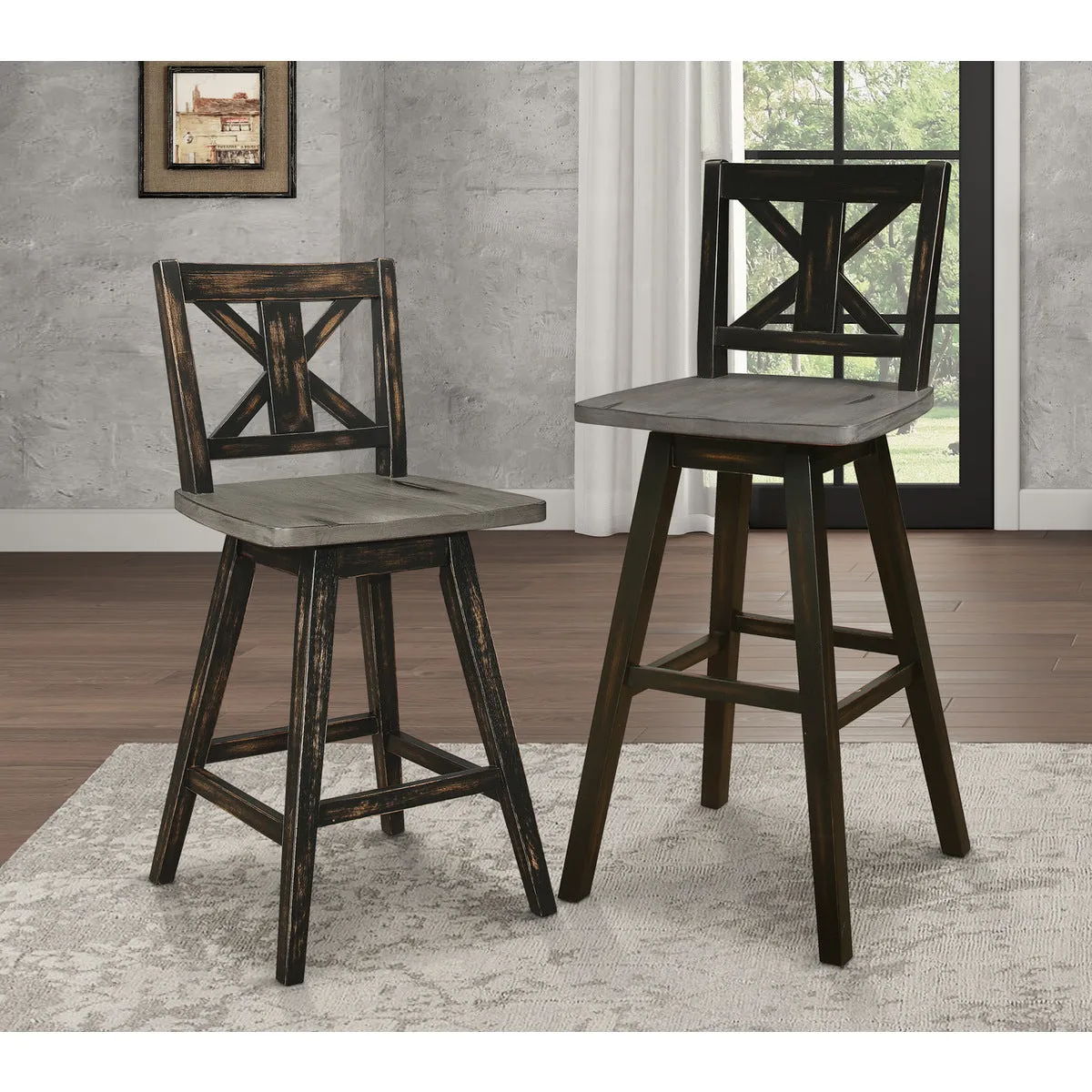 Swivel Pub Height 29-inch Stool