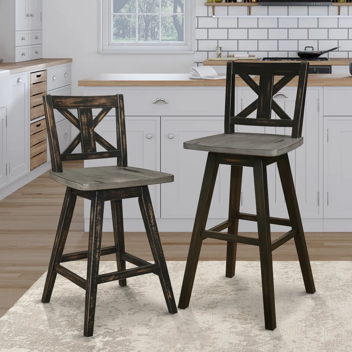 Swivel Pub Height 29-inch Stool