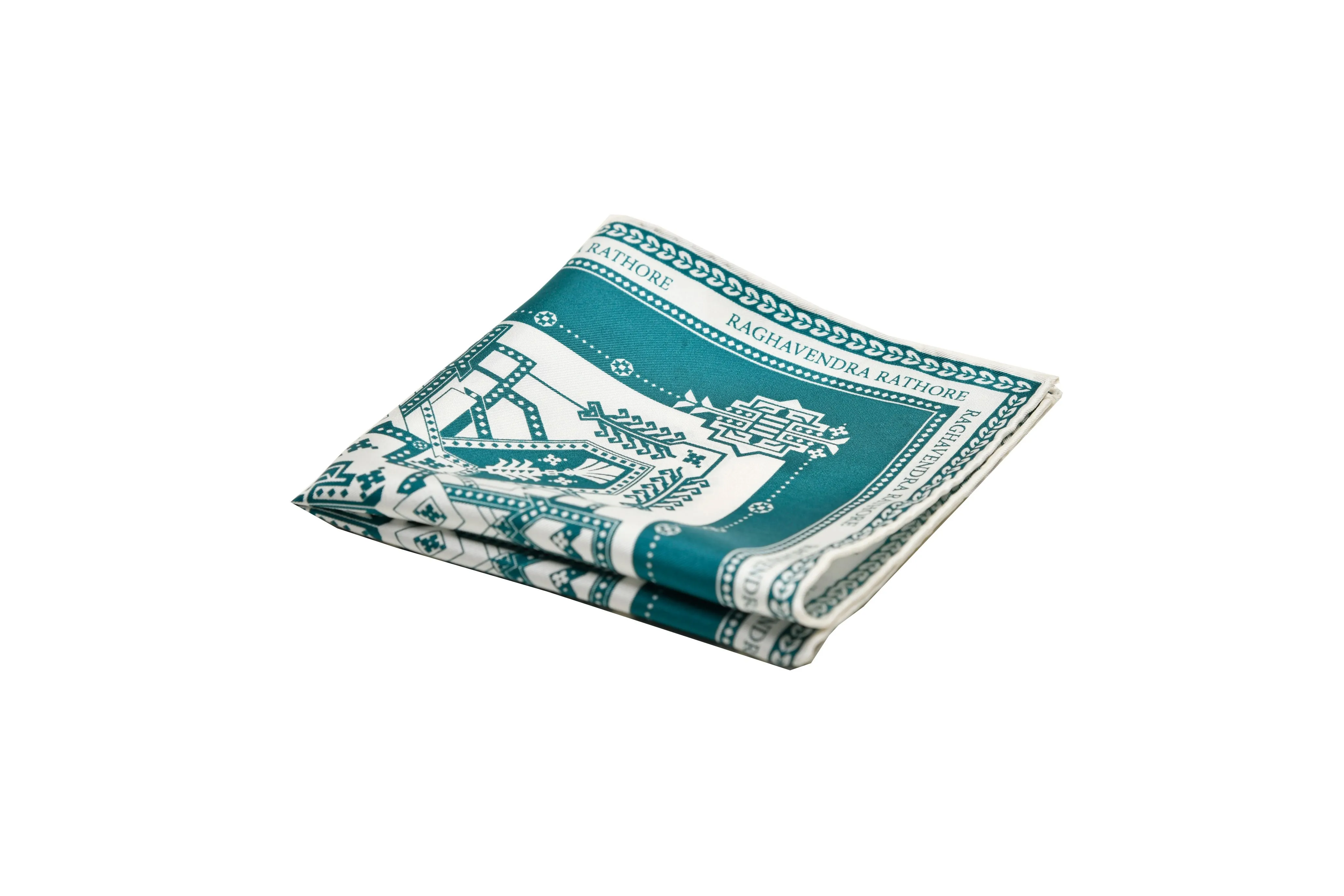 THE KILIM RANGOLI POCKET SQUARE