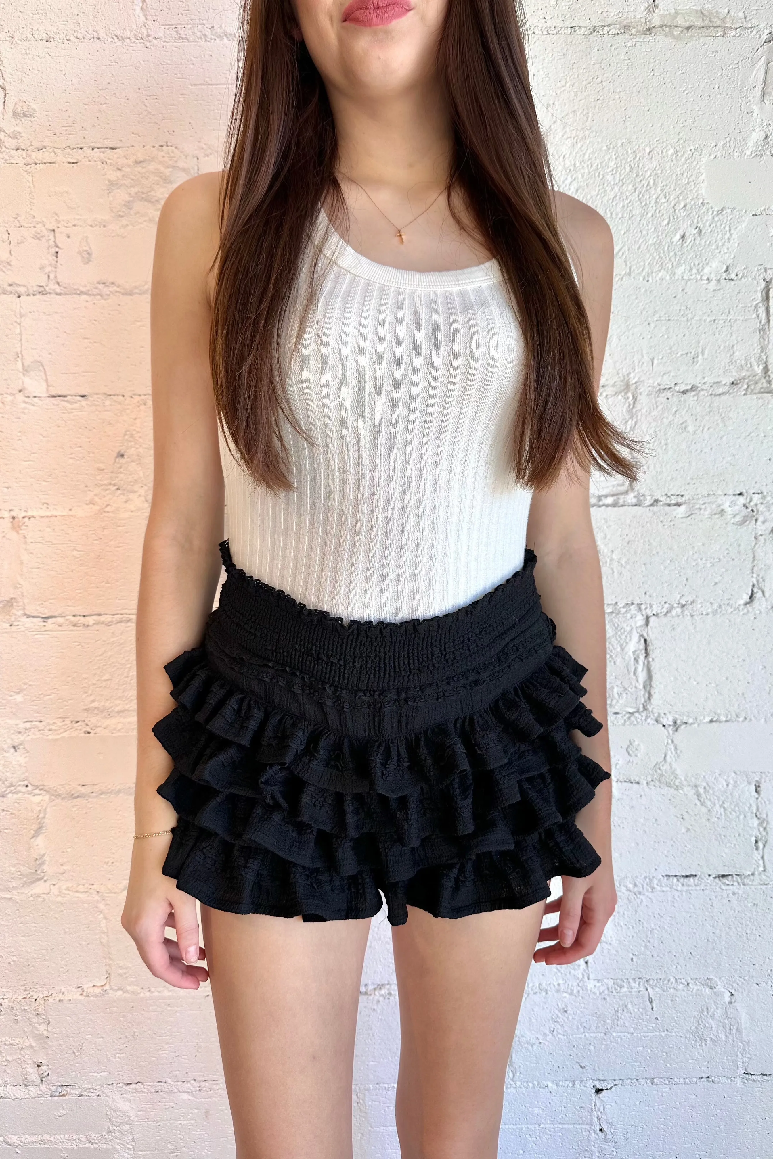 Tiered Ruffle Skort