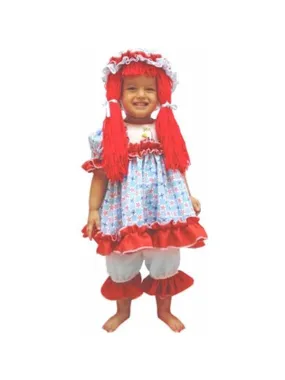 Toddler Deluxe Rag Doll Costume