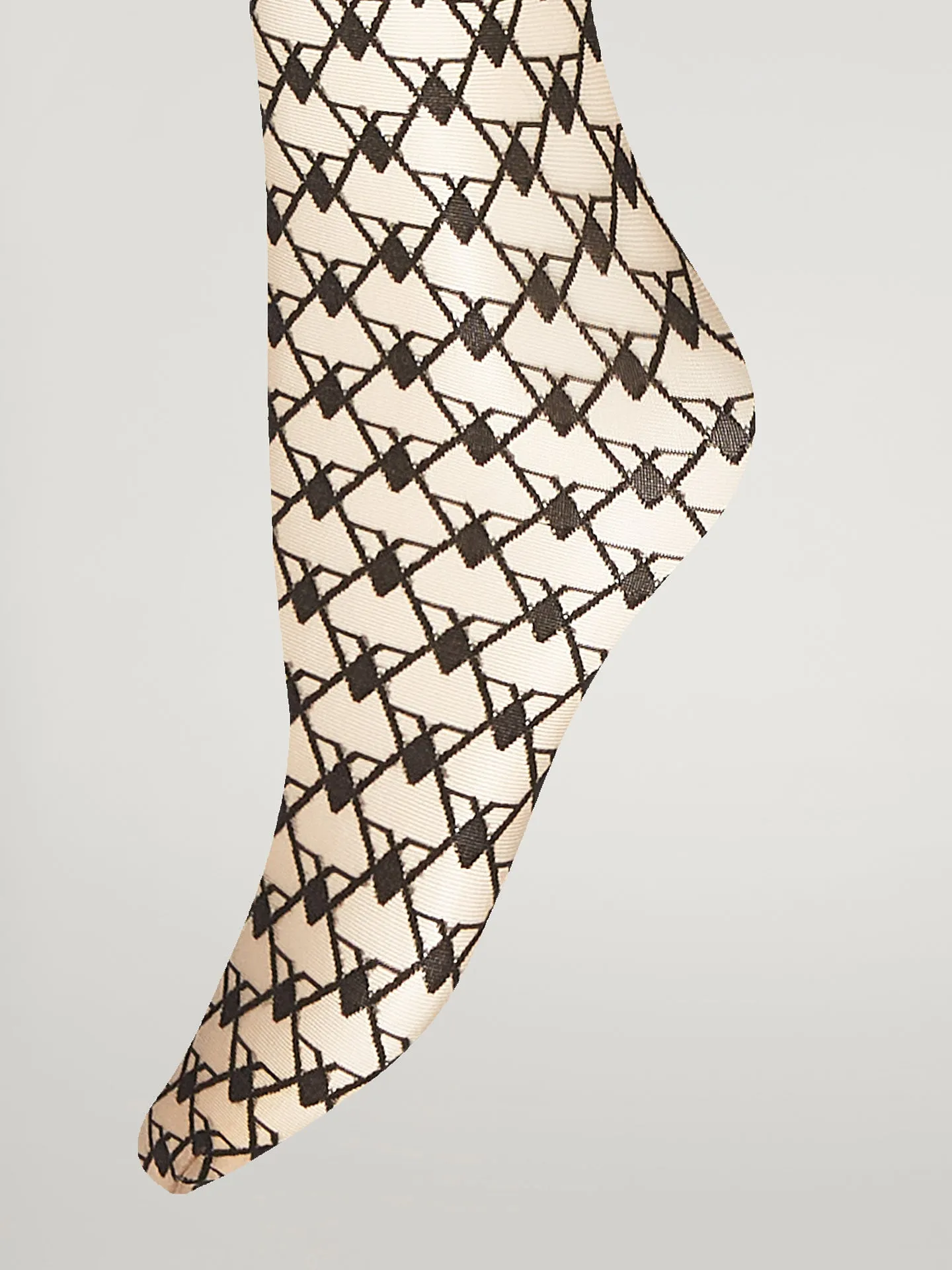 Triangle Tights in Fairly Light/Black