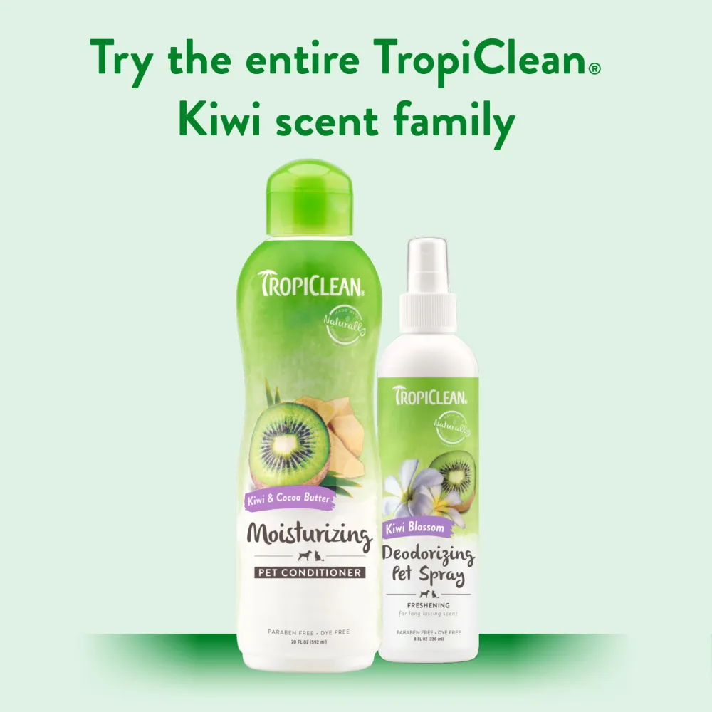 Tropiclean Kiwi and Cocoa Butter Moisturizing Conditioner for Dogs and Cats