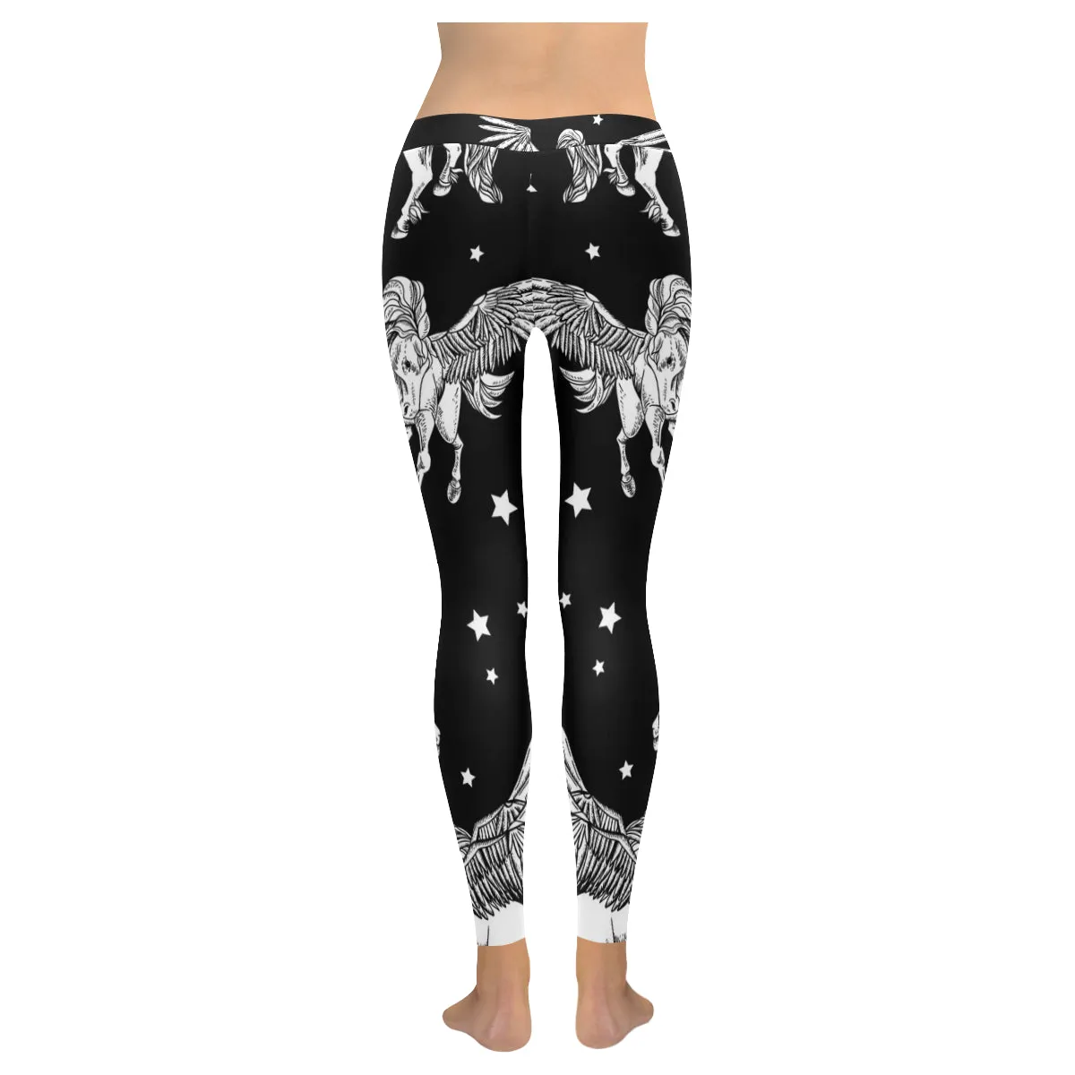 unicorn 1 Women's Low Rise Leggings (Invisible Stitch)