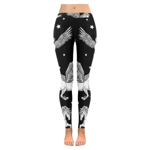 unicorn 1 Women's Low Rise Leggings (Invisible Stitch)