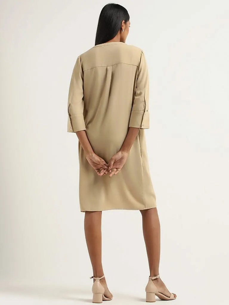 Wardrobe Beige Dress