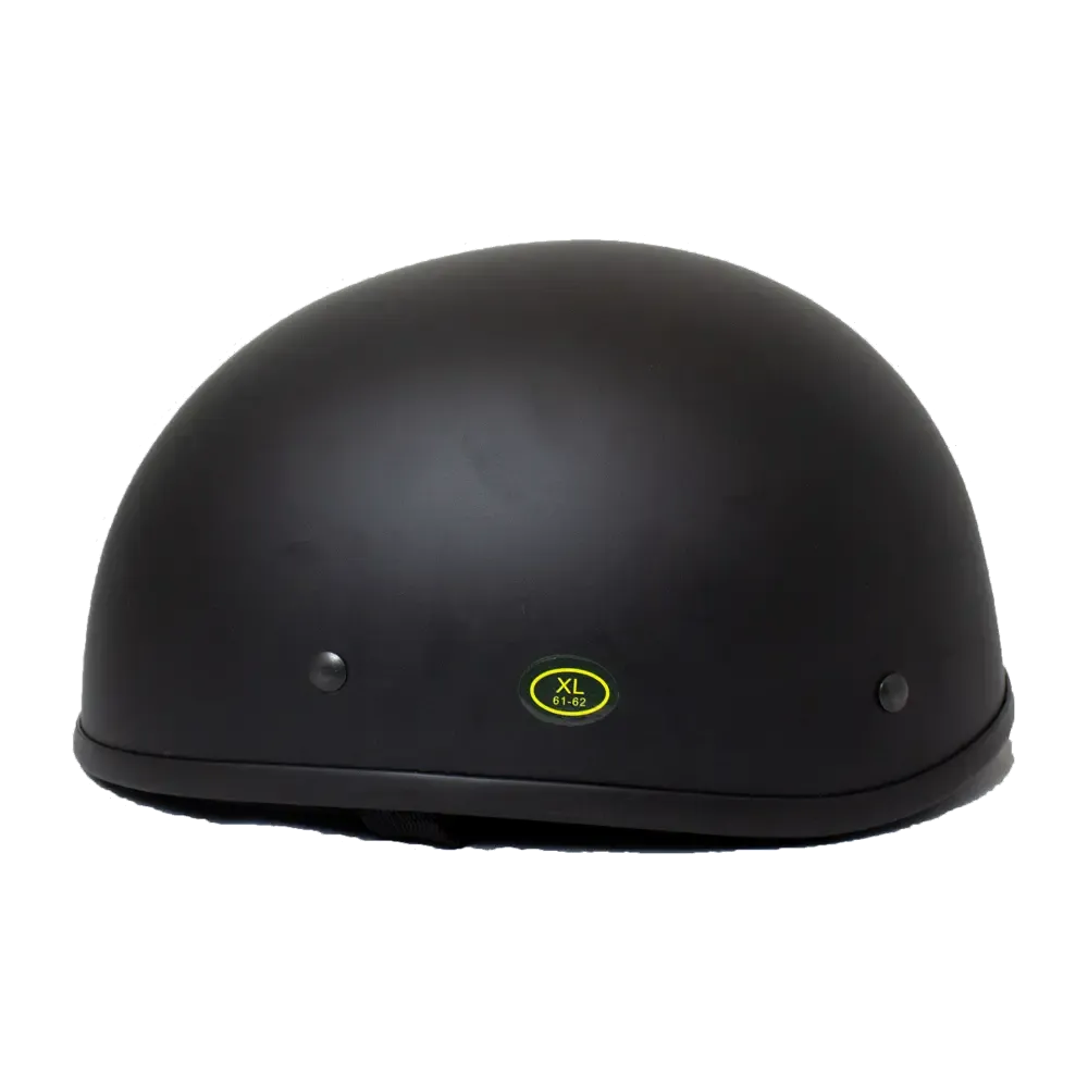 West Coast Leather Beanie Motorcycle Half Helmet