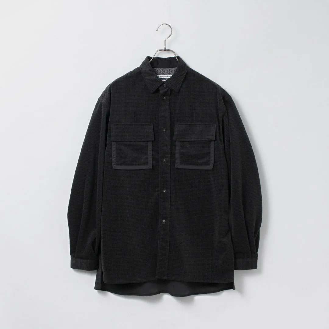 WHITE MOUNTAINEERING / Mid Gusset Sleeve Tricot Check Shirt