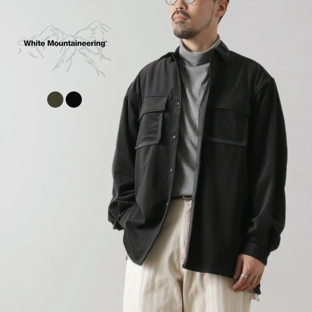 WHITE MOUNTAINEERING / Mid Gusset Sleeve Tricot Check Shirt