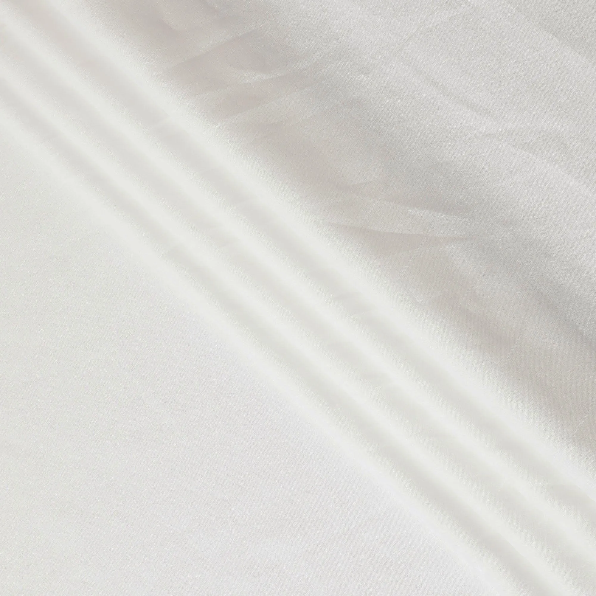 White premium plain pure linen fabric 60 Lea-D15412