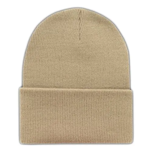 Wholesale Cuff Roll Kid's Knit Ski Long Beanie Hats H8001K