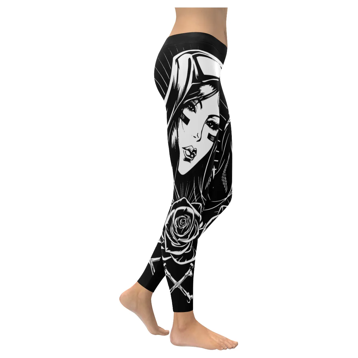 woman Women's Low Rise Leggings (Invisible Stitch)