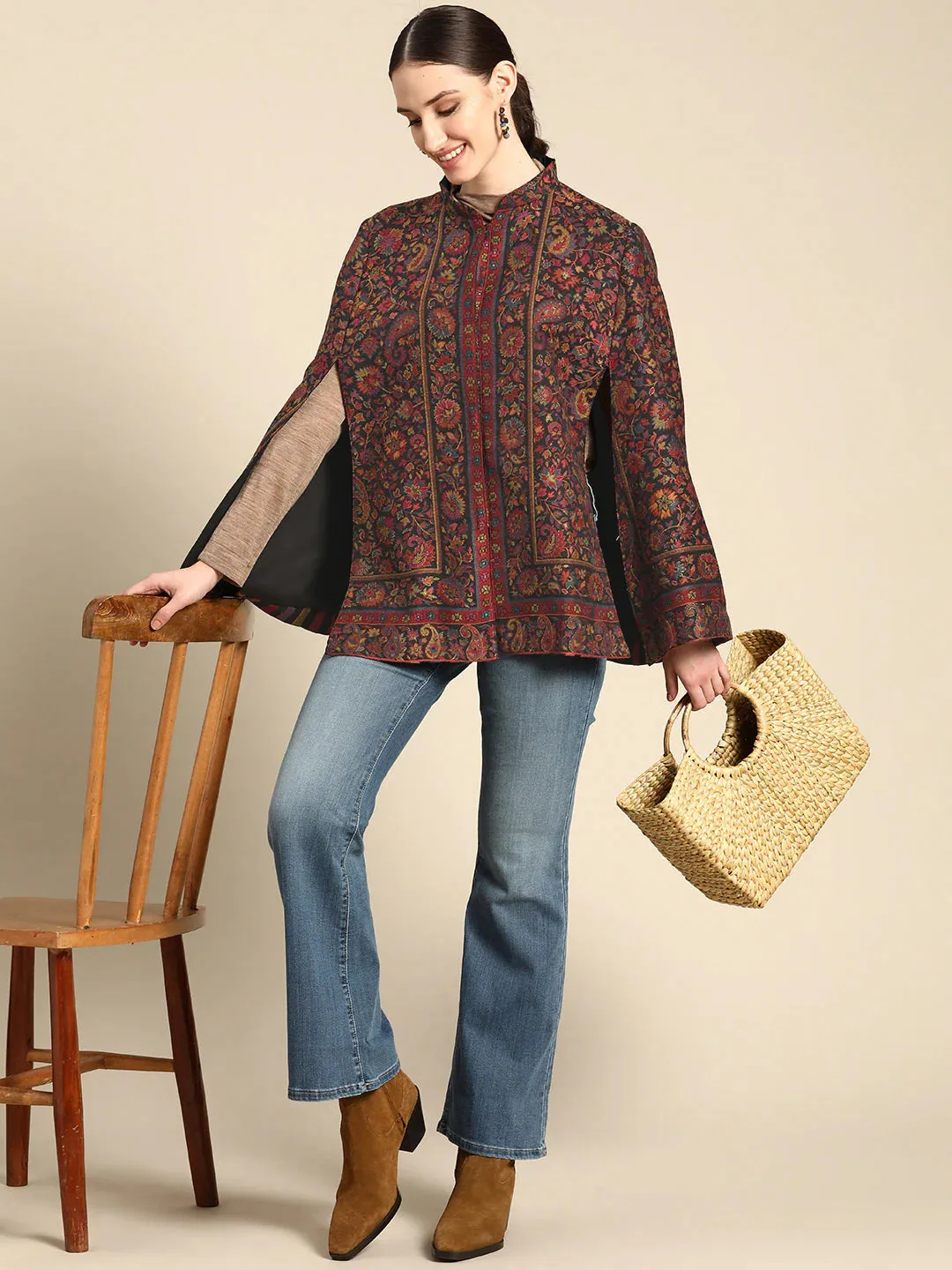 Women Kaani Floral Jacket