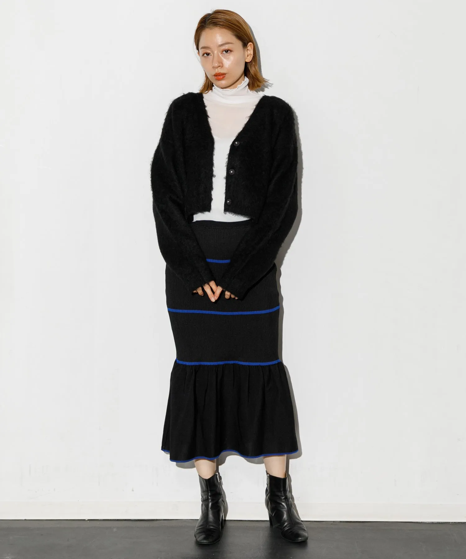 【WOMEN】TRICOTÉ MERMAID SKIRT